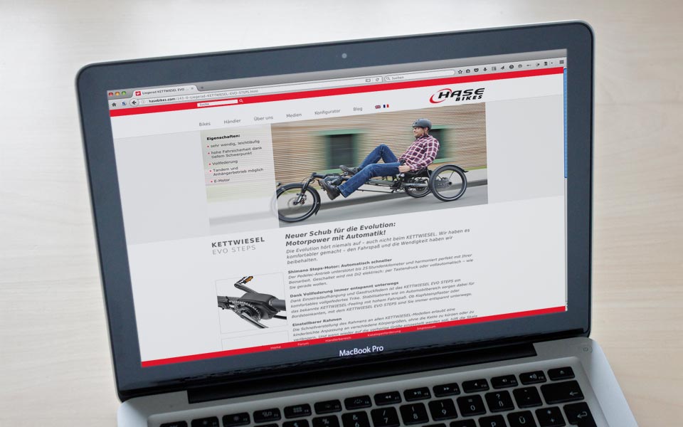 Webdesign Hasebikes